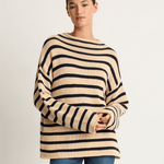 Demylee Lamis Stripe Sweater - Natural Navy