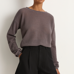 Demylee Marabel Cotton Sweater - Graphite