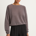 Demylee Marabel Cotton Sweater - Graphite