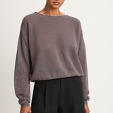 Demylee Marabel Cotton Sweater - Graphite