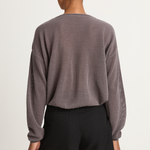 Demylee Marabel Cotton Sweater - Graphite