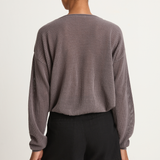 Demylee Marabel Cotton Sweater - Graphite