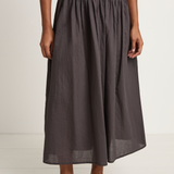 Elsa Esturgie Nacre Skirt - Carbon