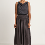 Elsa Esturgie Nacre Skirt - Carbon