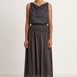 Elsa Esturgie Nacre Skirt - Carbon