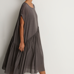 Elsa Esturgie Nenuphar Dress - Grey