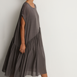 Elsa Esturgie Nenuphar Dress - Grey