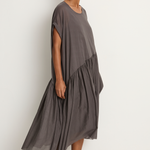 Elsa Esturgie Nenuphar Dress - Grey