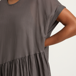 Elsa Esturgie Nenuphar Dress - Grey