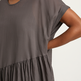 Elsa Esturgie Nenuphar Dress - Grey