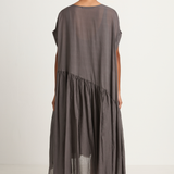 Elsa Esturgie Nenuphar Dress - Grey