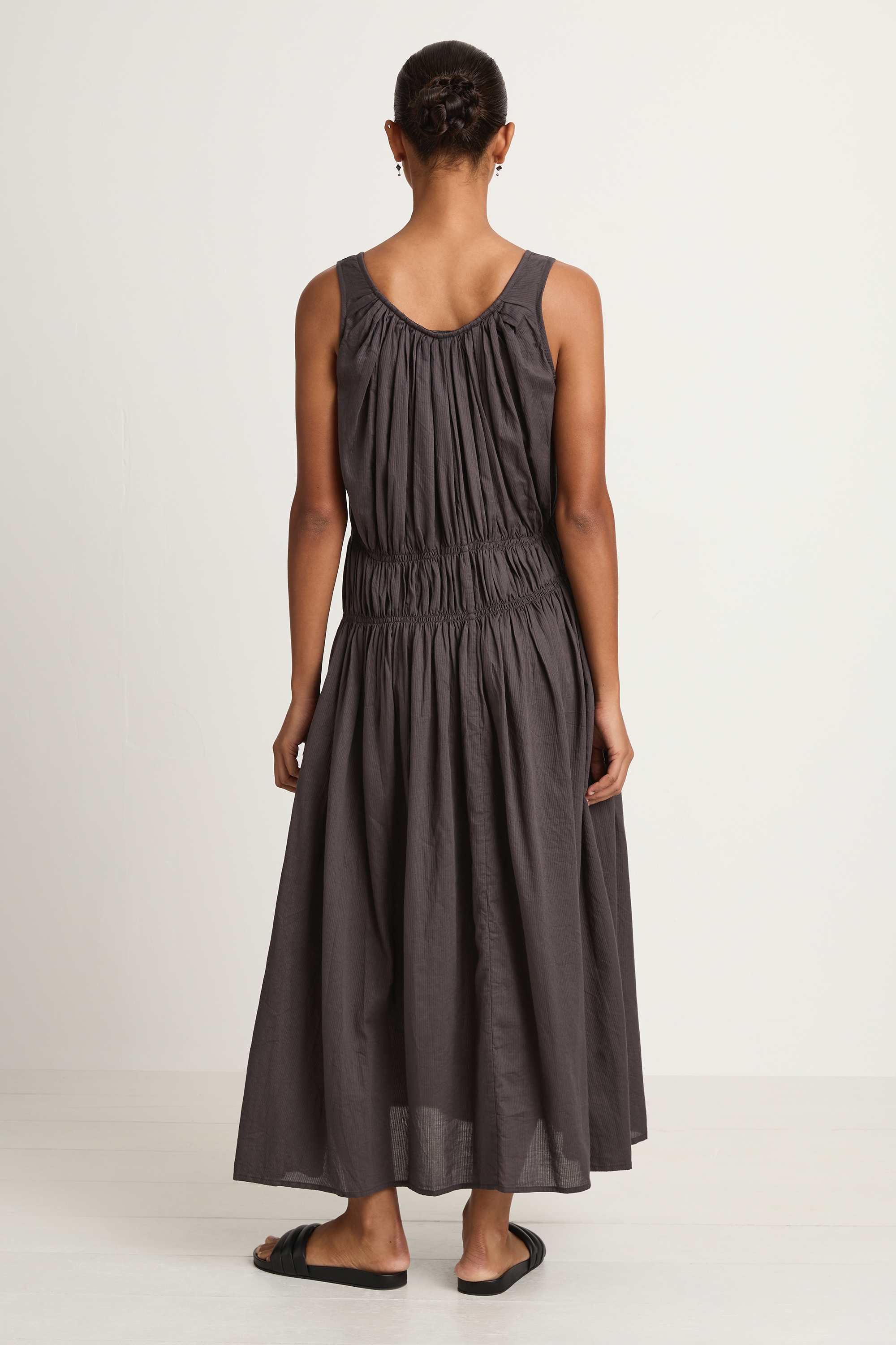 Elsa Esturgie Nirvana Dress - Carbon