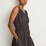 Elsa Esturgie Nirvana Dress - Carbon