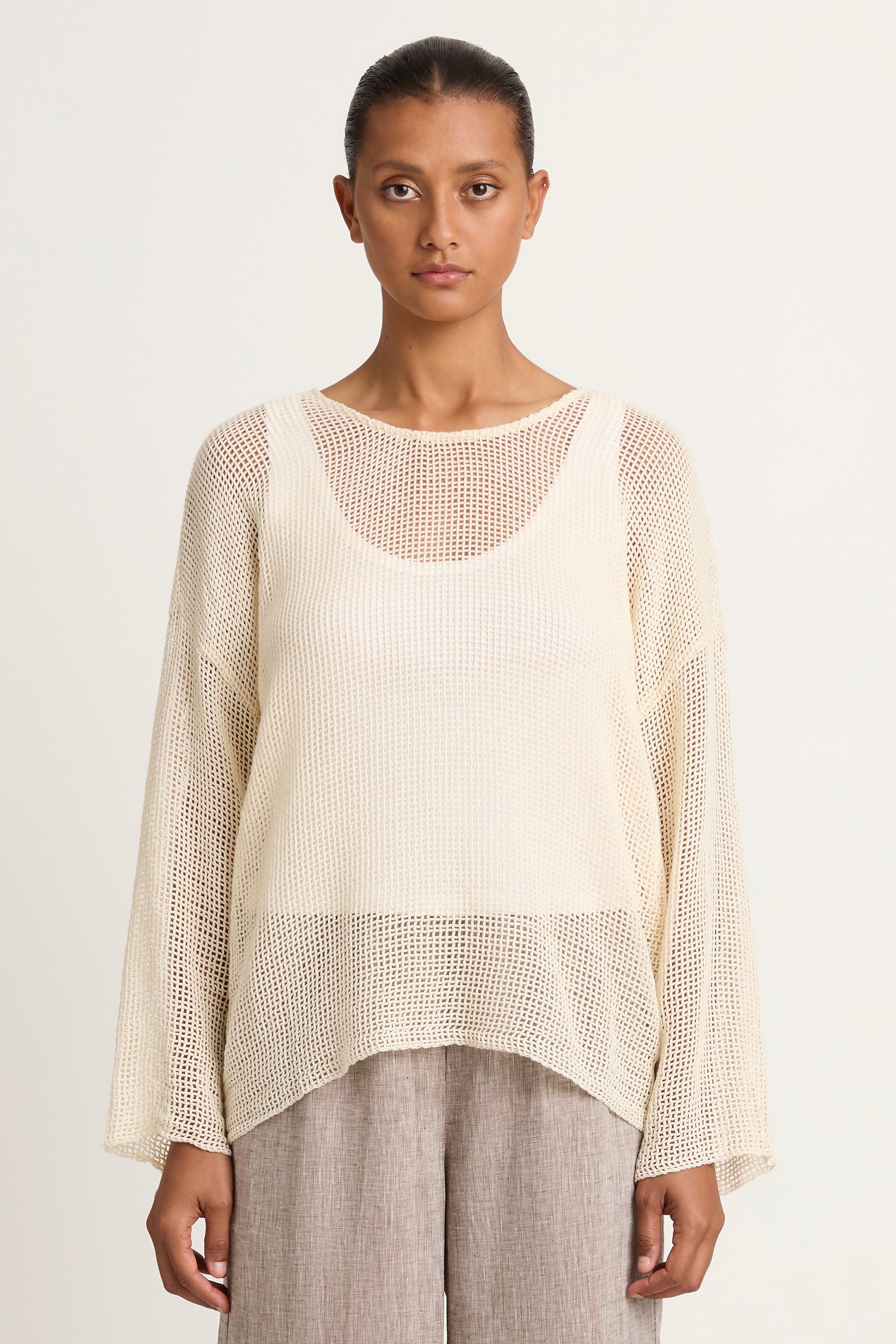 Elsa Esturgie Nord Sweater - Ecru