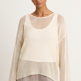 Elsa Esturgie Nord Sweater - Ecru