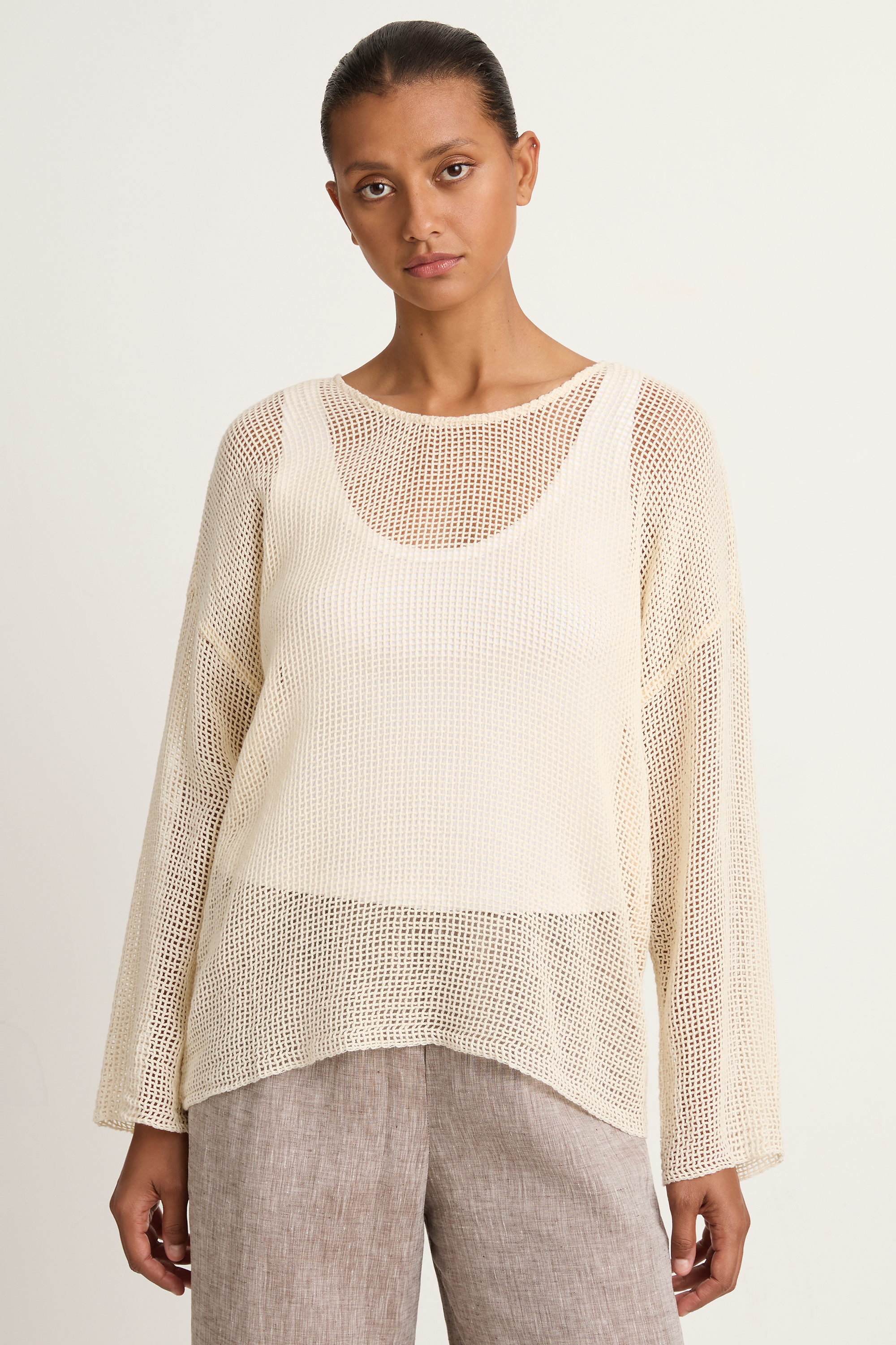 Elsa Esturgie Nord Sweater - Ecru