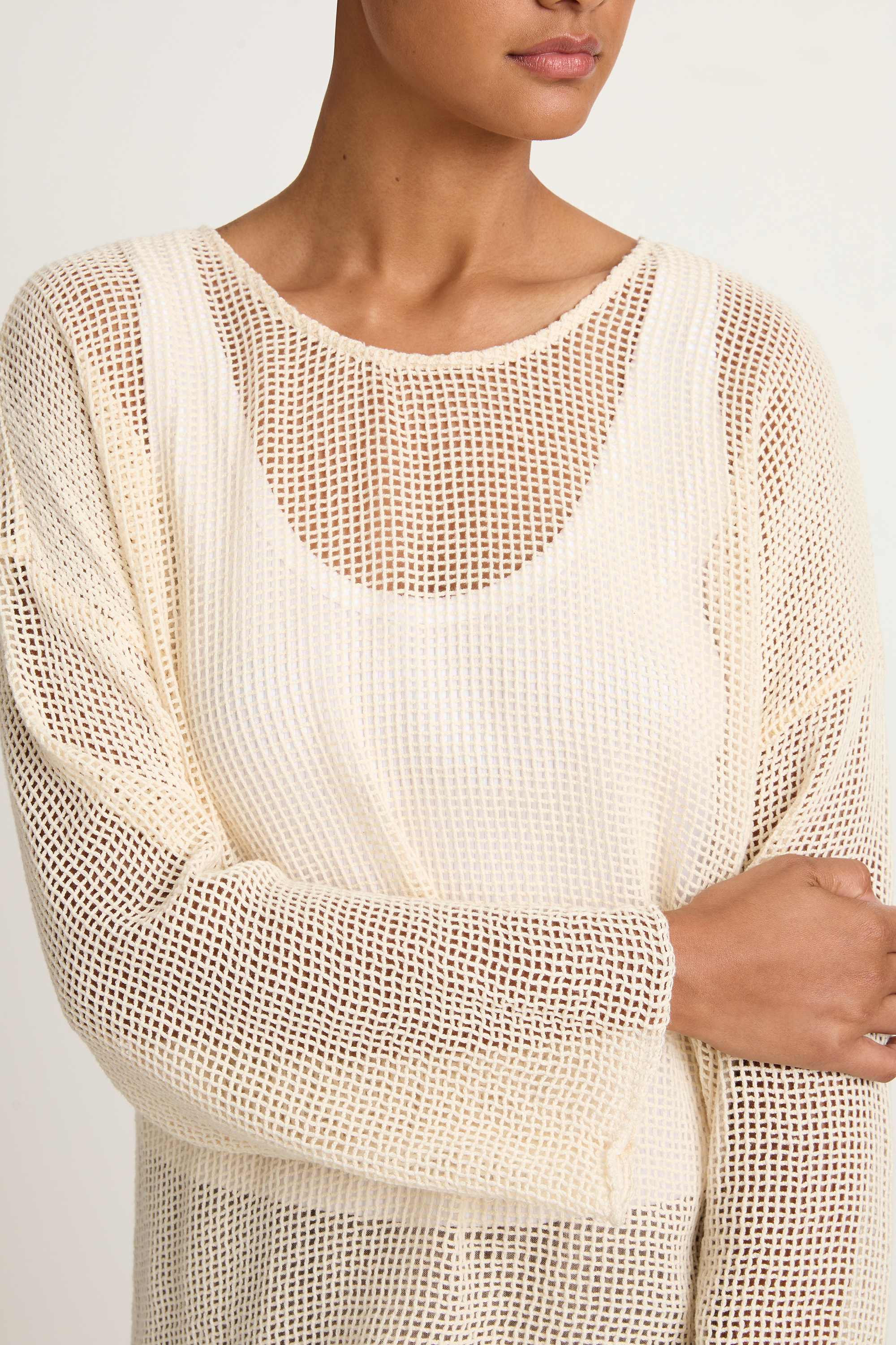 Elsa Esturgie Nord Sweater - Ecru