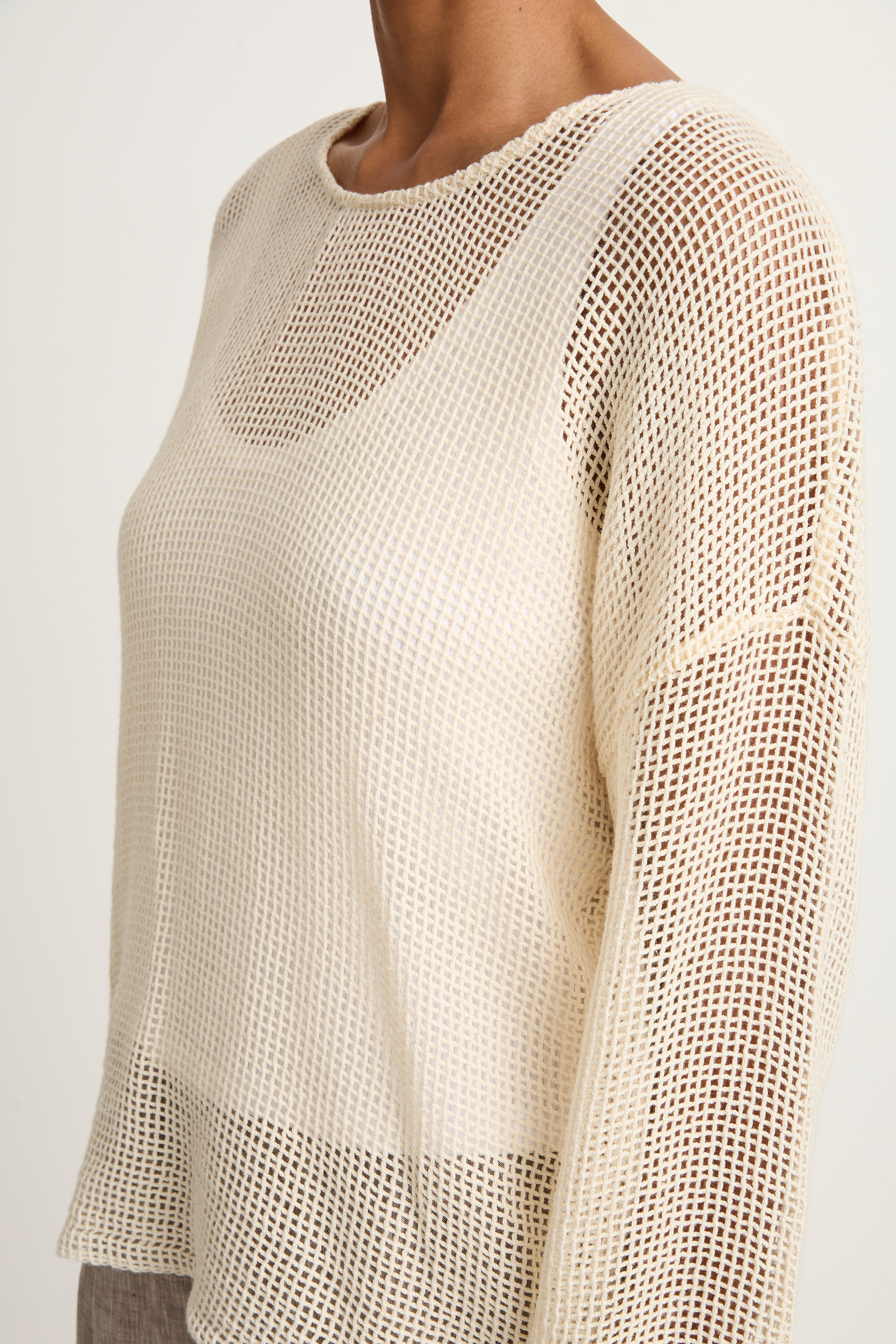 Elsa Esturgie Nord Sweater - Ecru