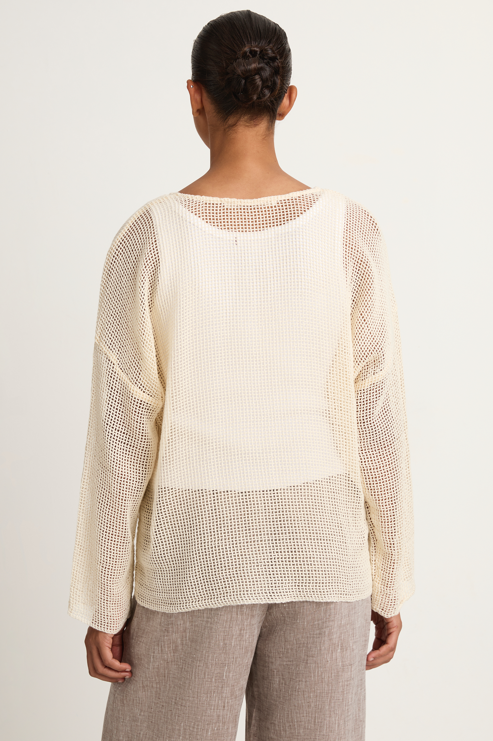 Elsa Esturgie Nord Sweater - Ecru