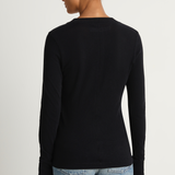 Enza Costa Cashmere Easy Cuffed U - Black