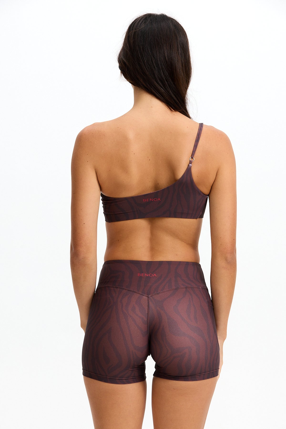 Benoa Body 4" Biker Shorts - Chocolate Zebra