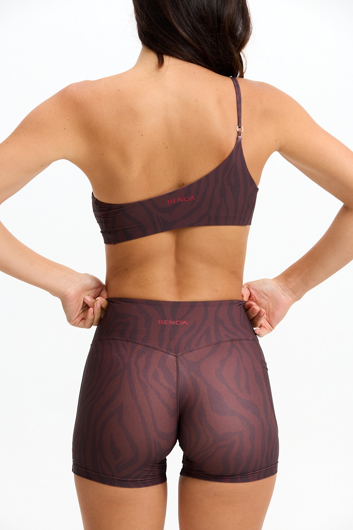 Benoa Body 4" Biker Shorts - Chocolate Zebra