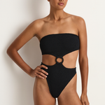 Hunza G Jerry One Piece - Black