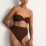 Hunza G Ruby Bikini - Metallic Chocolate