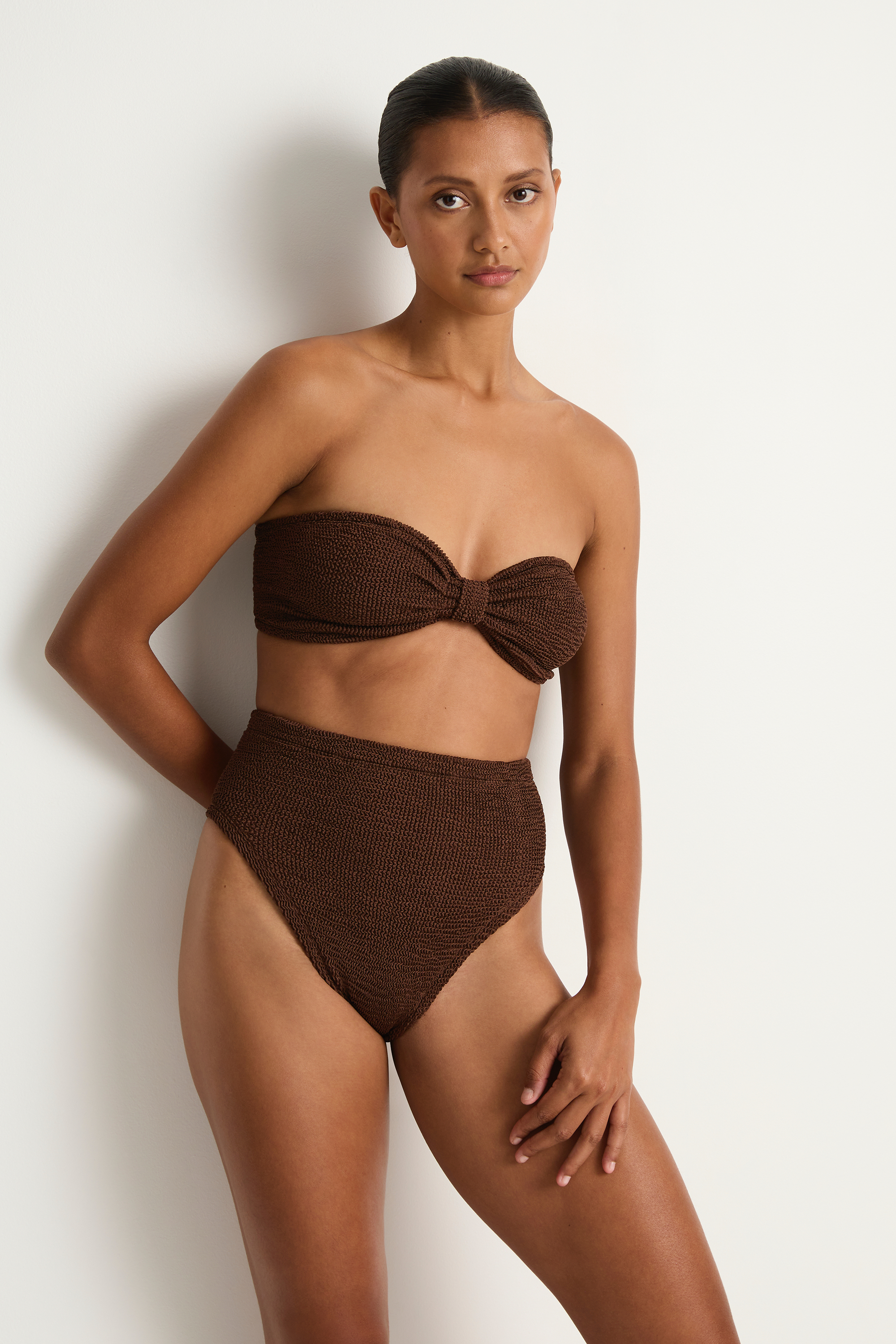 Hunza G Ruby Bikini - Metallic Chocolate