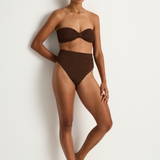 Hunza G Ruby Bikini - Metallic Chocolate