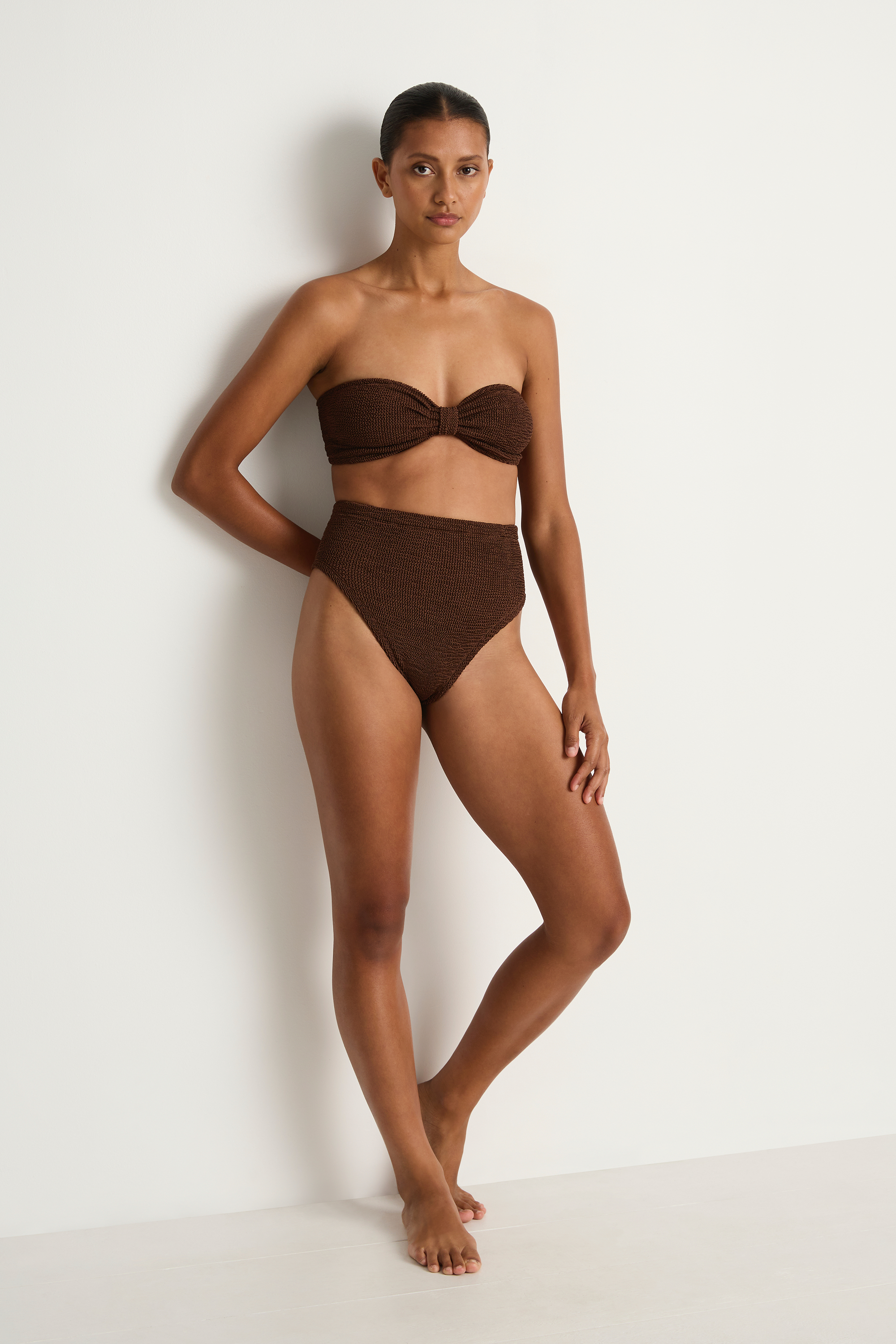 Hunza G Ruby Bikini - Metallic Chocolate