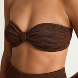 Hunza G Ruby Bikini - Metallic Chocolate