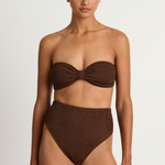 Hunza G Ruby Bikini - Metallic Chocolate