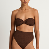 Hunza G Ruby Bikini - Metallic Chocolate