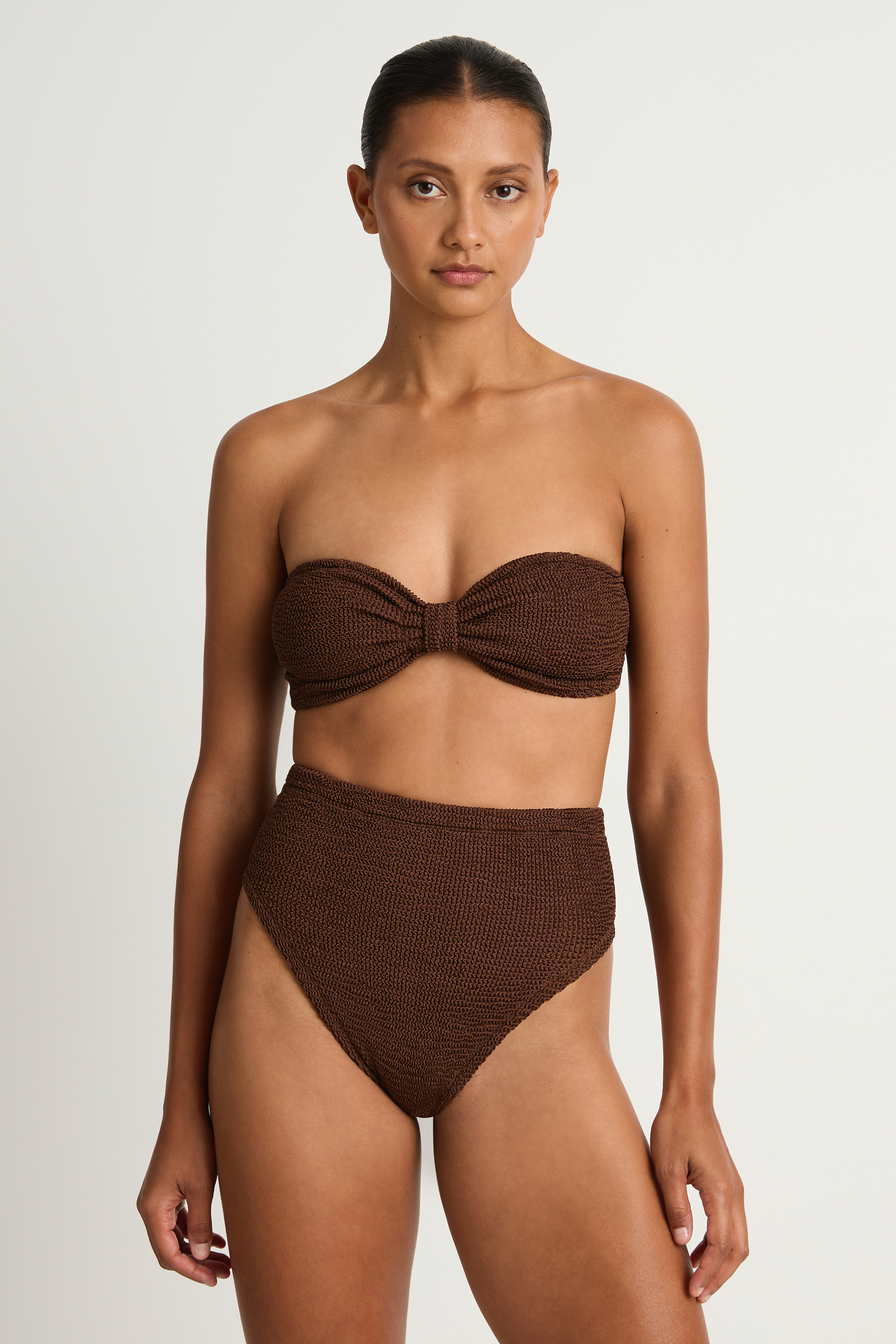 Hunza G Ruby Bikini - Metallic Chocolate