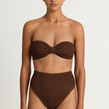 Hunza G Ruby Bikini - Metallic Chocolate
