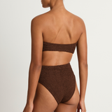 Hunza G Ruby Bikini - Metallic Chocolate