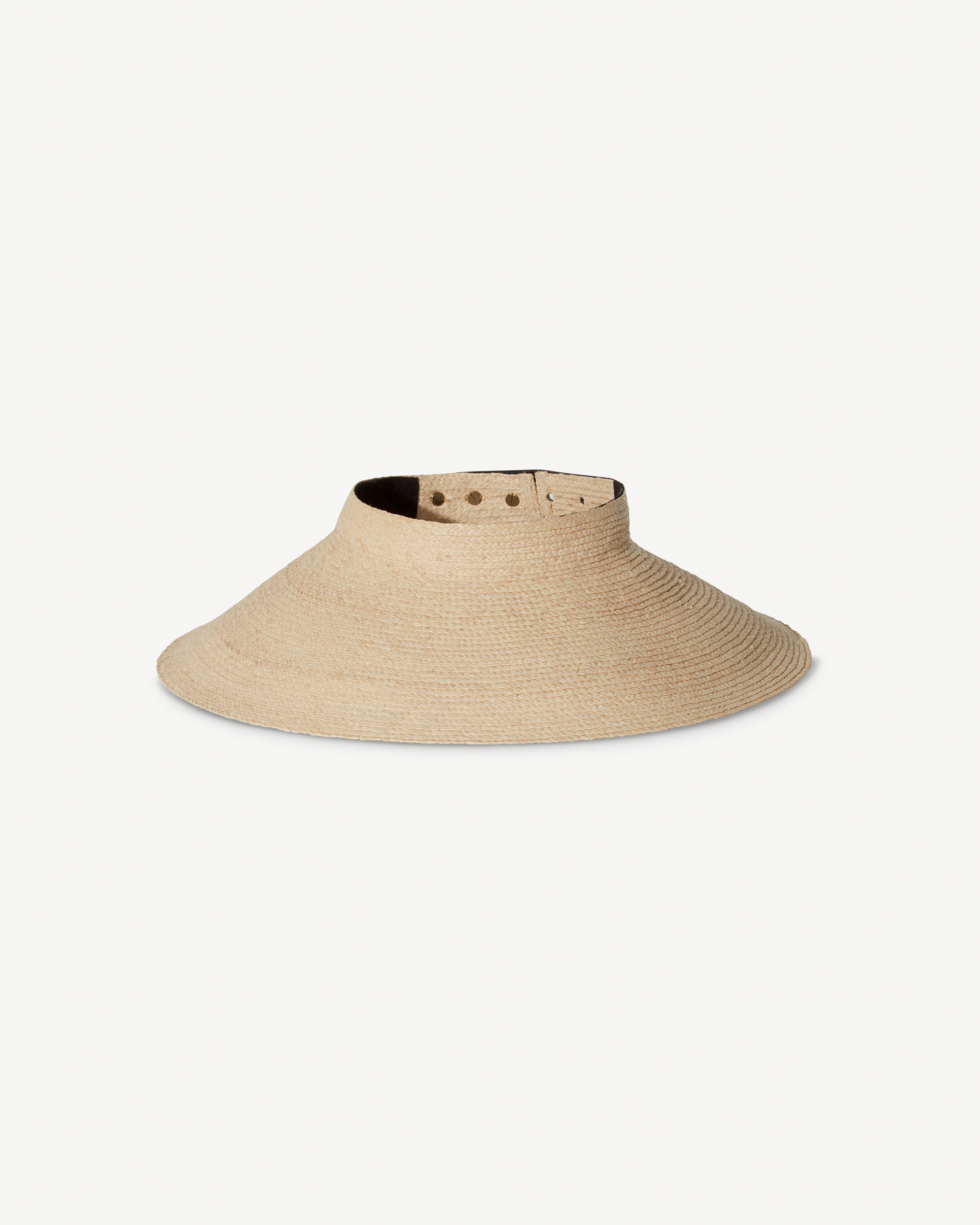 Janessa Leoné Birdie Visor - Natural | Adjustable Raffia Straw Janessa Leoné Birdie Visor - Natural | Adjustable Raffia Straw