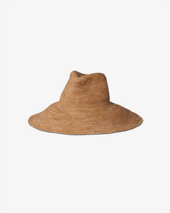 Waverly raffia straw hat on a white background