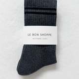 Le Bon Shoppe Boyfriend Socks - Charcoal
