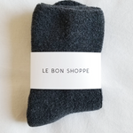Le Bon Shoppe Cloud Socks - Charcoal