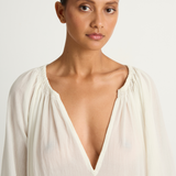 MIKOH Aniwa Maxi Dress - Chalk