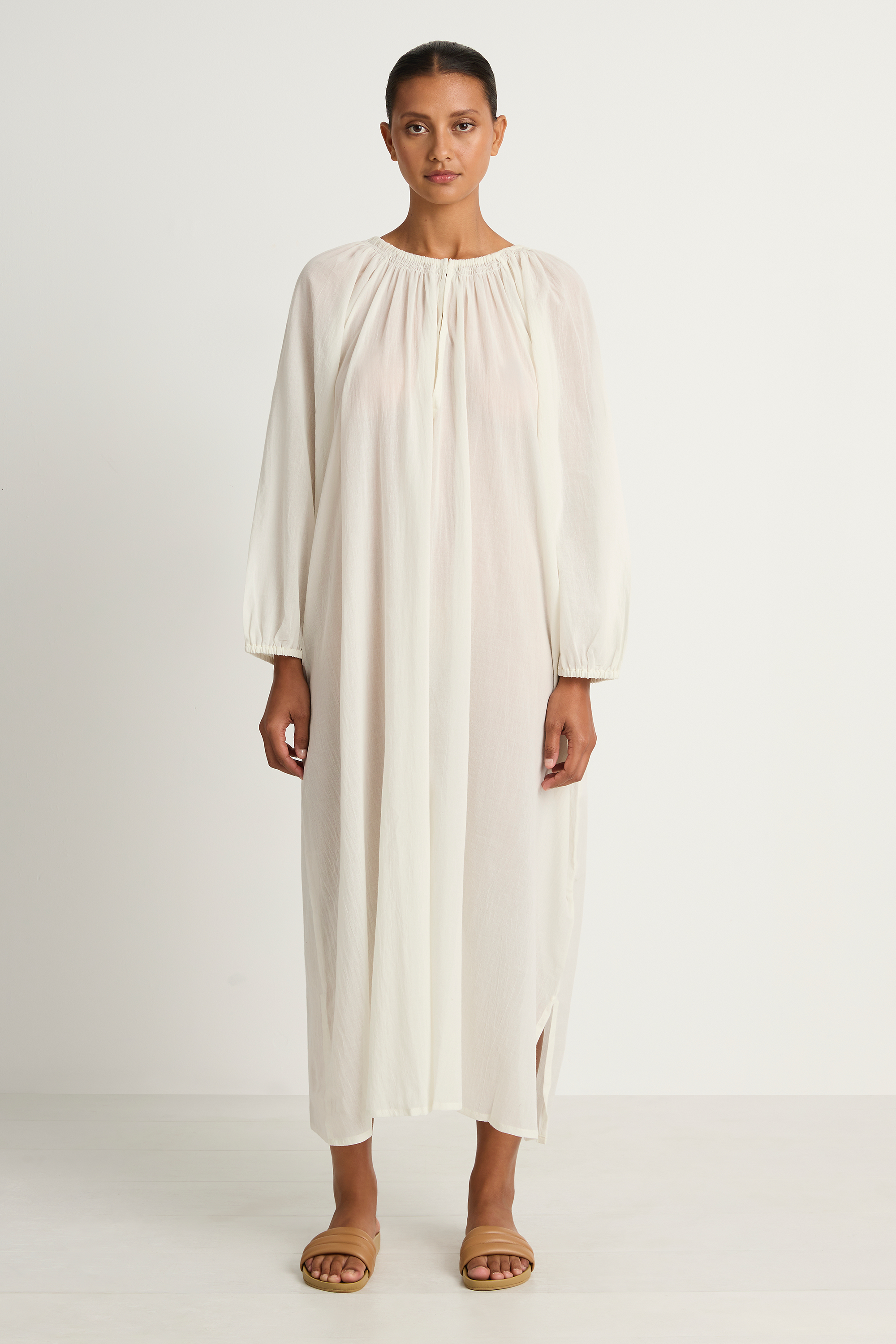 MIKOH Aniwa Maxi Dress - Chalk