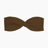 Mikoh Kori bandeau twist top in kombu