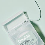 Davids expanding dental floss refillable dispenser mint 30m