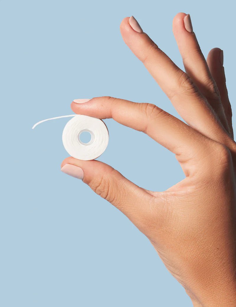 Davids Expanding dental floss refull x2 mint 60m