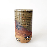 MQuan Candle taper vessel - Raw shino constellations
