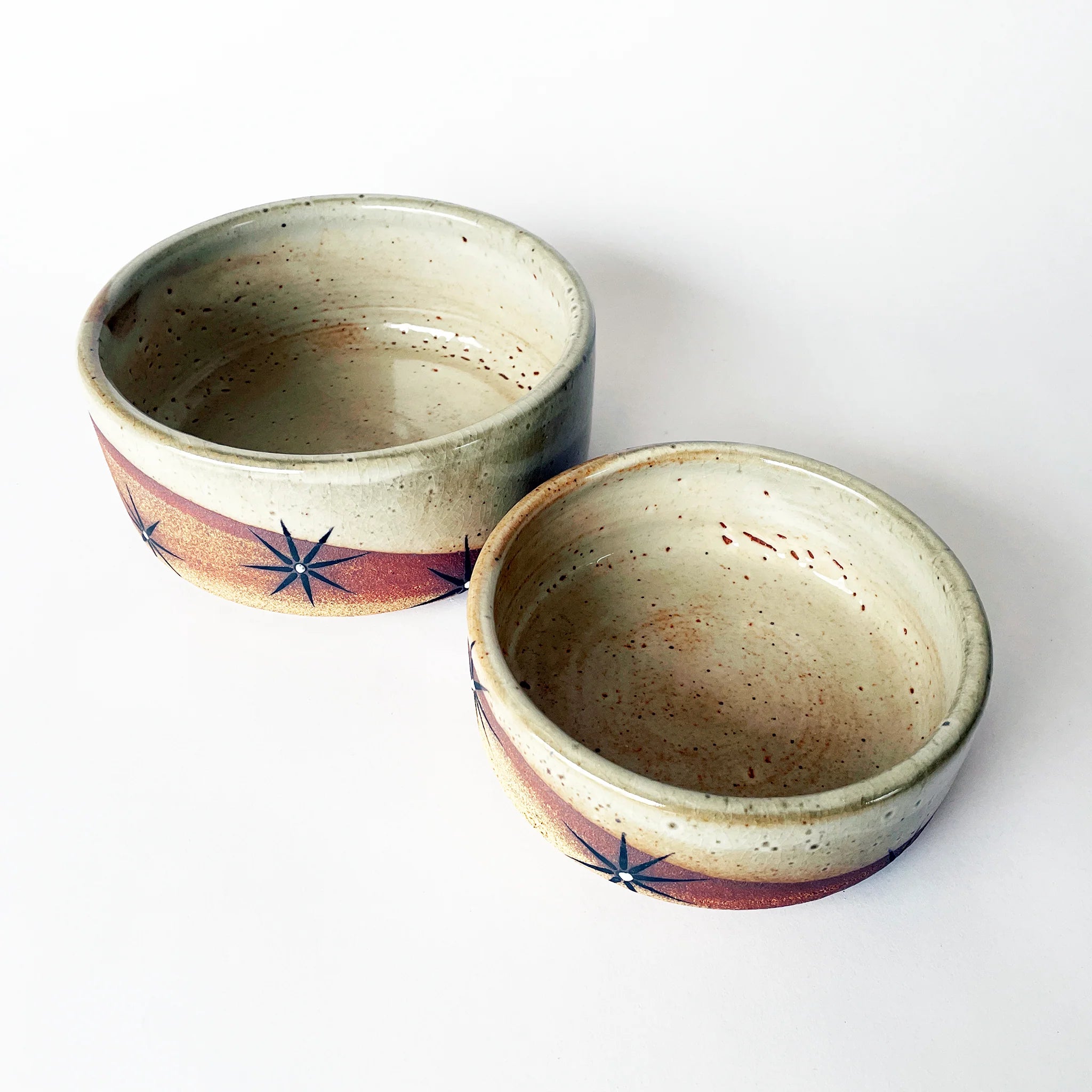 MQuan Dog bowl - Shino constellation Small