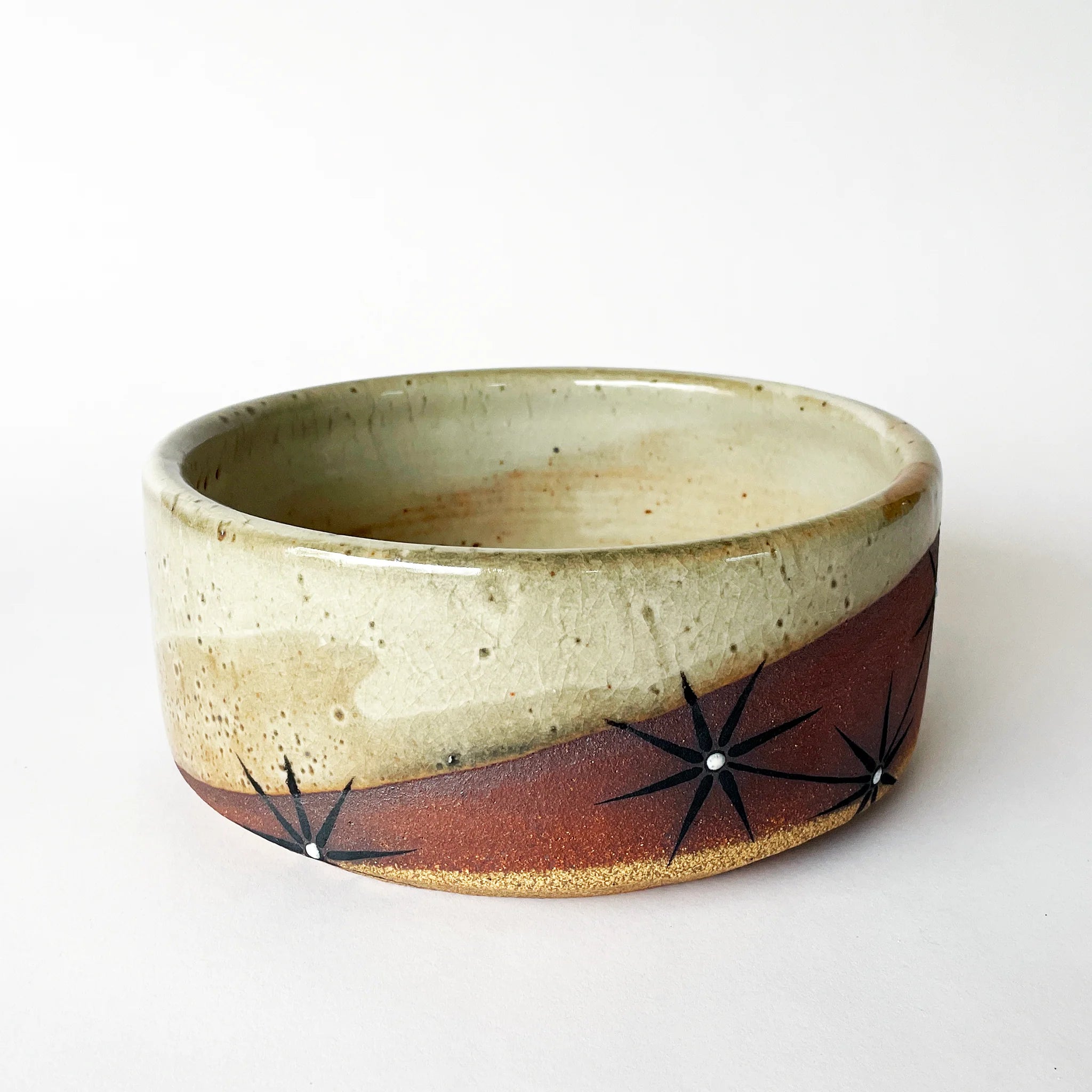 MQuan Dog bowl - Shino constellation Small