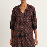 Natalie Martin Stevie Dress - Fleur-De-Lis Black - FINAL SALE
